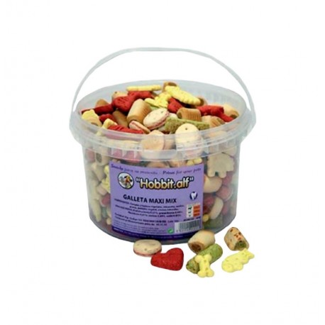 Hobbitalf galleta maxi mix variada bote 1kg