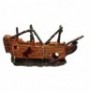 Duvo barca naufragada decoración acuario n23
