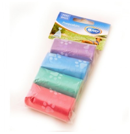 Duvo bolsitas higiénicas pastel huellas 4x20