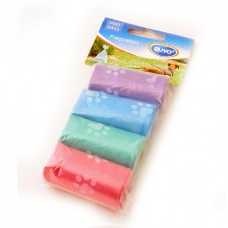 Duvo bolsitas higiénicas pastel huellas 4x20