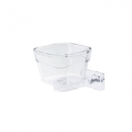 Duvo comedero para loros de metraquilato con tornillo