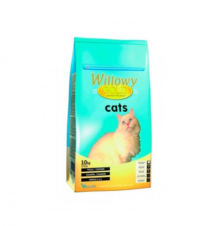Willowy Gold Cats (pollo, salmón y atún)