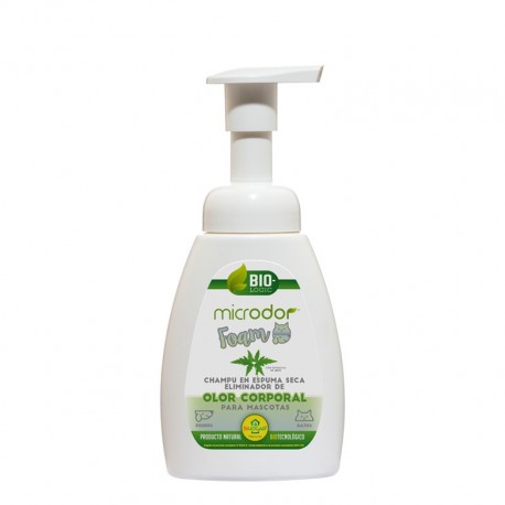 Microdor foam champú espuma seca elimina de olor