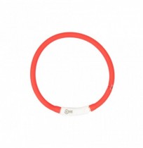 Collar led silicona usb rojo duvo seecurity
