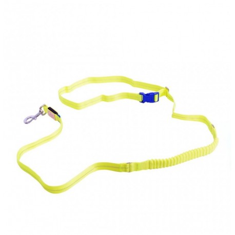 Correa ajustable muelle led neon amarillo duvo seecurity