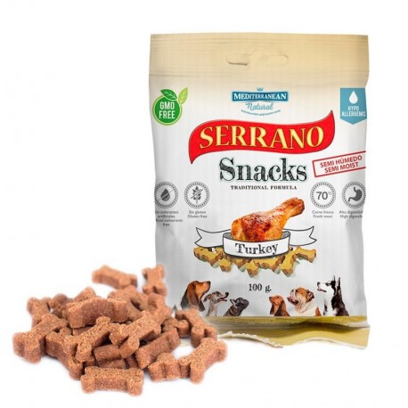 Snacks serrano Pavo para perros