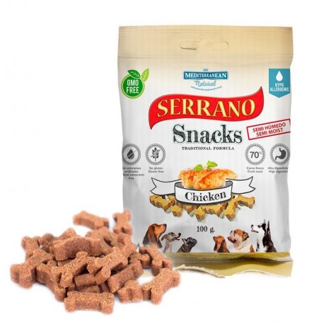 Snacks serrano Pollo para perros