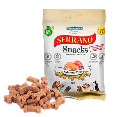 Snacks serrano Salmón y Atún para perros