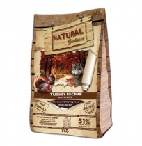 Saco de pienso Natural greatness pavo para perros de 2Kg