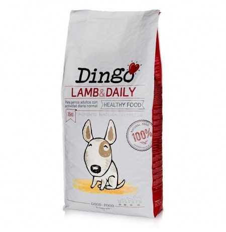 Saco pienso Dingo Lamb & Daily de Cordero de Dingonatura