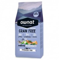 Ownat Cat Prime grain free Sterilized Fish (pescado) para gatos