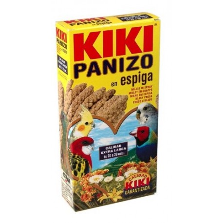 Kiki Panizo en espiga 100g para pájaros