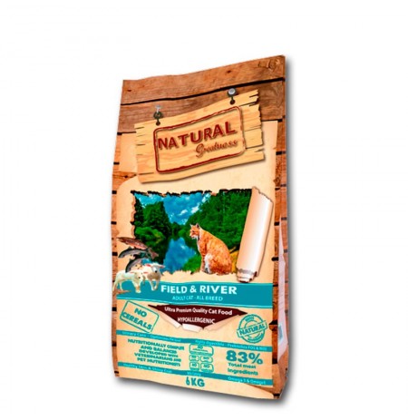 saco de pienso Natural greatness field & river de 2Kg