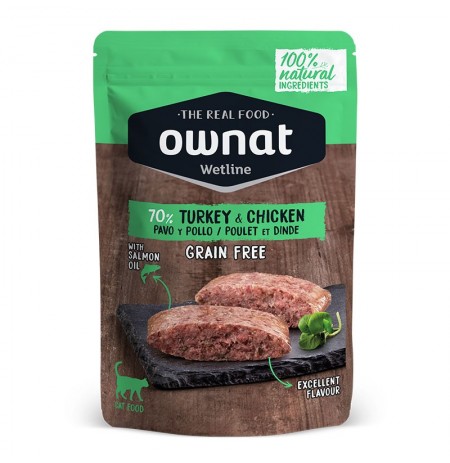 Ownat Wetline Turkey & Chicken (Pavo y Pollo) para gatos