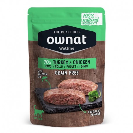 Ownat Wetline Turkey & Chicken (Pavo y Pollo) para gatos