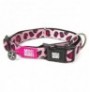 Max & molly collar leopardo rosa para perros