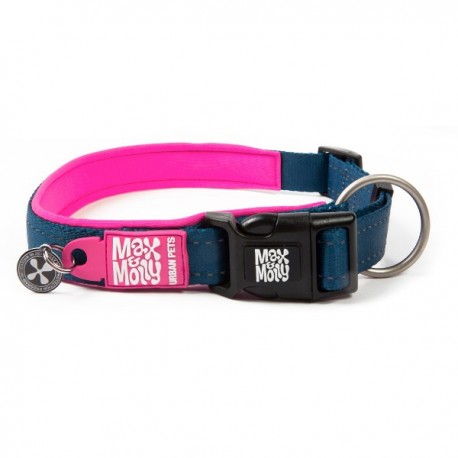 Max & molly collar matrix rosa para perros
