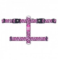 Max & molly arnés lepardo rosa para perros