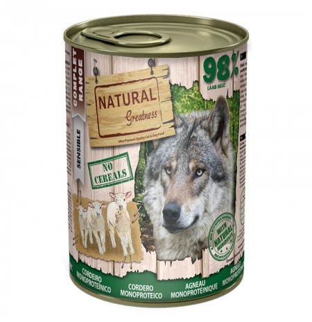Natural Greatness Cordero Latas monoproteicas para perros