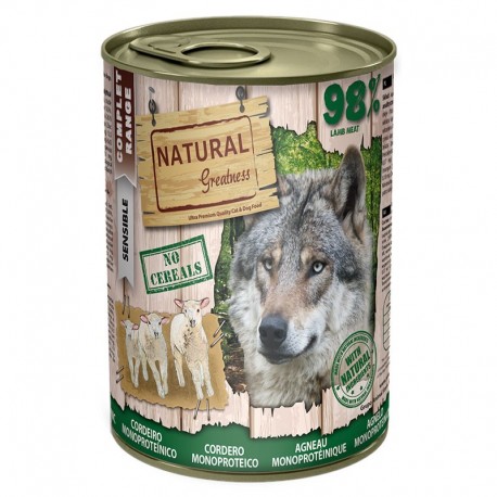 Natural Greatness Cordero Latas monoproteicas para perros