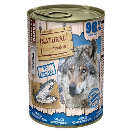 Natural Greatness Salmón Latas monoproteicas para perros