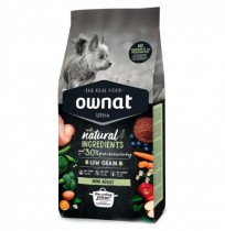 Pienso Ownat Ultra Mini para perros adultos de raza pequeña o mini 3Kg