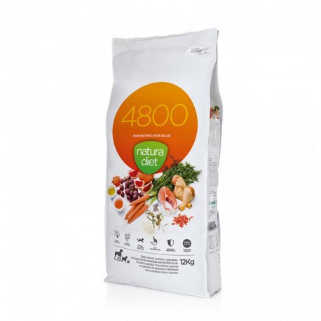 Pienso Natura Diet 4800 para perros adultos de alto rendimiento o actividad