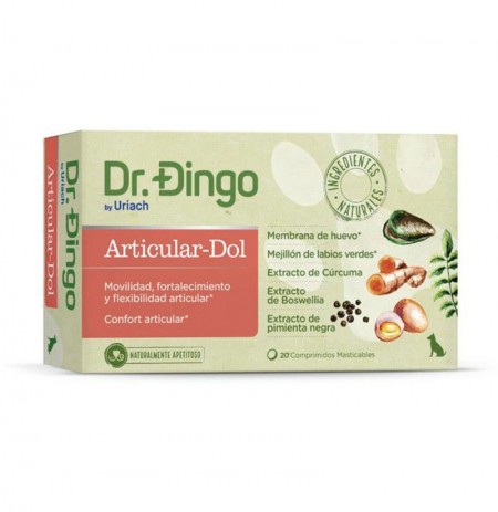 Dr. Dingo Articular Dol suplemento natural para perros