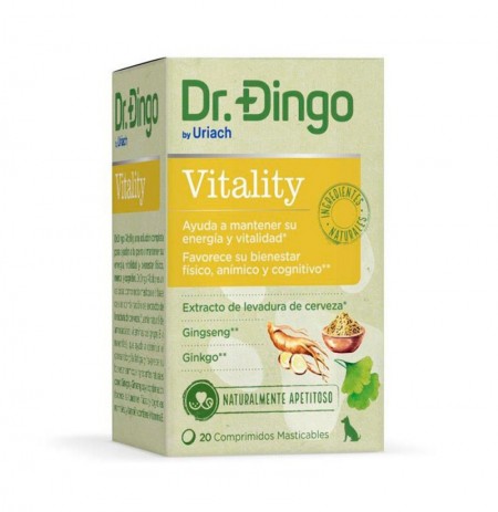 Dr. Dingo Vitality suplemento natural energético para perros