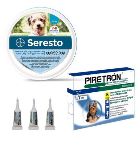 Seresto collar + 3 pipetas piretron