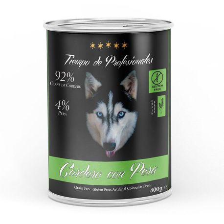 Cordero y Pera Latas para perros Tiempo de Profesionales