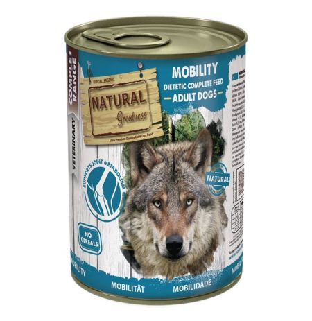 Latas comida húmeda Natural Greatness Vet Mobility (movilidad y articulaciones) 400g