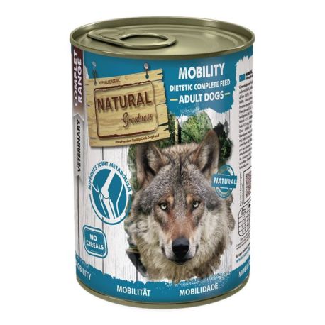 Latas comida húmeda Natural Greatness Vet Mobility (movilidad y articulaciones) 400g