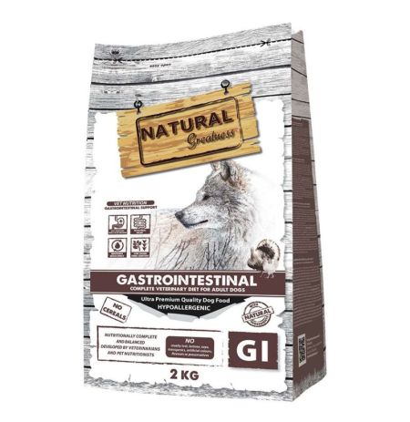 Pienso Natural Greatness Vet Gastrointestinal (Cuidado sistema digestivo) 2Kg