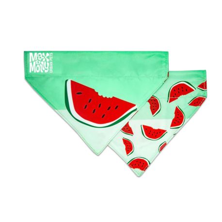 Bandana o pañuelo de ropa watermelon (sandía) para perros max & molly