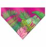 Textura de la cara trasera del pañuelo tropical para perros max & molly