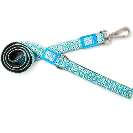 Correa corta retro blue para perros max & molly