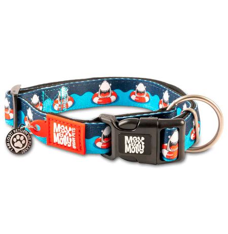 Collar frenzy the shark para perros max & molly
