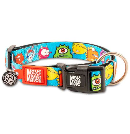 Collar little monster para perros max & molly