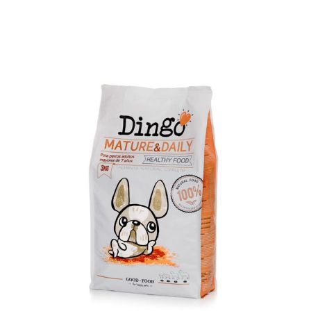 Saco pienso Dingo mature & daily para perros mayores de Dingonatura en formato de 3Kg