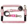 Correa ajustable retro pink para perros max & molly