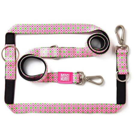 Correa ajustable retro pink para perros max & molly