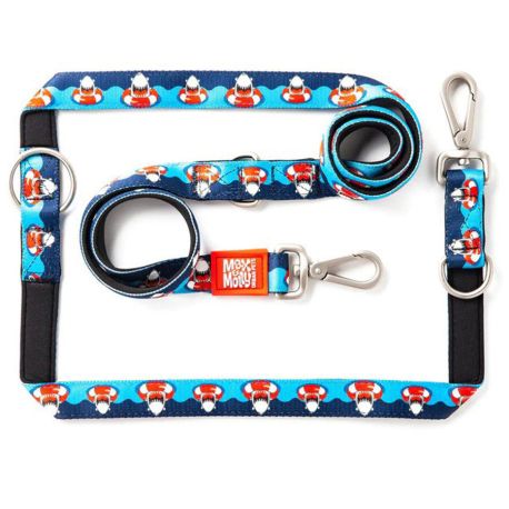 Correa ajustable frenzy the shark para perros max & molly