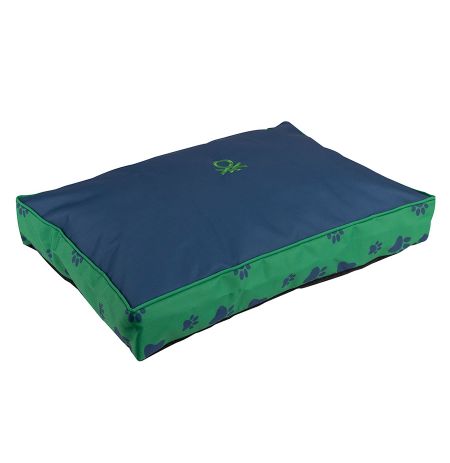 Funda para colchón United Colors of Benetton Huellas de color azul y verde