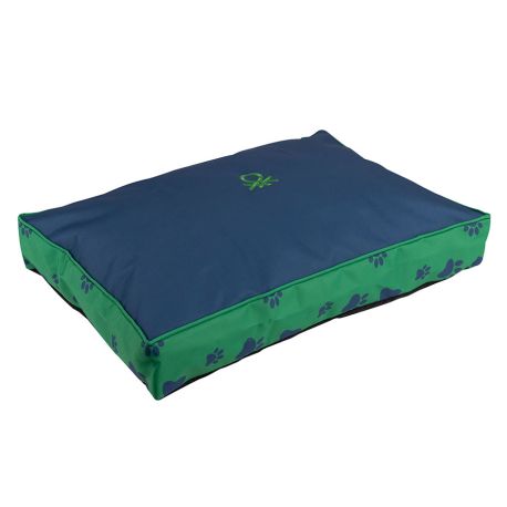 Funda para colchón United Colors of Benetton Huellas de color azul y verde