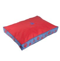 Funda colch&oacute;n benetton huellas rojo