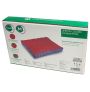 Caja o envase de la funda para colchón United Colors of Benetton Benetton Huellas de color rojo