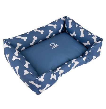 Funda para la cuna United Colors of Benetton huesos de color azul