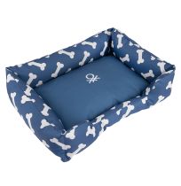 Funda para la cuna United Colors of Benetton huesos de color azul