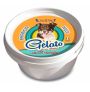 Helado en tarrina de sabor naranja y kiwi con vitaminas para perros unipro gelato de 60g